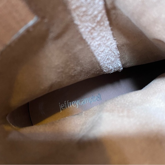 New! Jeffrey Campbell Maximal Square Toe Pink Leather Heeled Bootie 11 - Picture 12 of 15